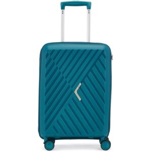 VIP-XLITE55BLE-4-Wheel-Hard-Casing-Cabin-Trolley-55cm-Blue