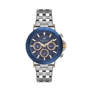 Beverly-Hills-Polo-Club-BP3143X-390-Mens-Watch-Analog-Blue-Dial-Silver-Stainless-Band