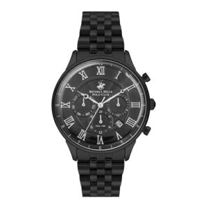Beverly-Hills-Polo-Club-BP3237X-650-Gents-Watch-Spencer-Dual-Time-Black-Stainless-Steel-Strap-Black-Dial