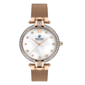 Beverly-Hills-Polo-Club-BP3257C-420-Ladies-Watch-Ryana-Rose-Gold-Mesh-Band-Silver-Dial
