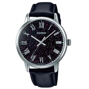 Casio-MTP-TW100L-1AVD-Unisex-Watch-Analog-Black-Dial-Black-Leather-Band