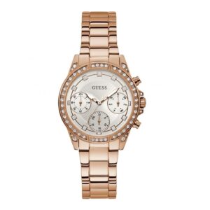 Guess-GW-W1293L3-Womens-Watch-Analog-Silver-Dial-Rose-Gold-Stainless-Band