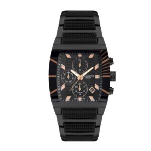 Lee-Cooper-LC07422-050-Mens-Watch-Analog-Black-Dial-Black-Stainless-Band