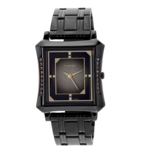 Sonata-7106NM01-Mens-Black-Dial-Black-Stainless-Steel-Strap-Watch