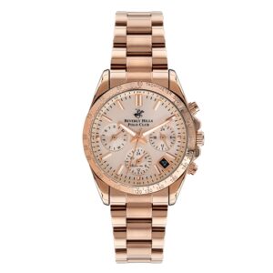 Beverly-Hills-Polo-Club-BP3204C-410-Women-s-Analog-Watch-Rose-Gold-Dial-Rose-Gold-Stainless-Steel-Band