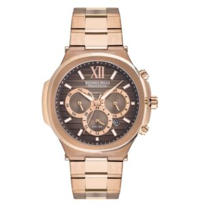 Beverly-Hills-Polo-Club-BP3216X-470-Men-s-Watch-Brown-Dial-Rose-Gold-Stainless-Steel-Band