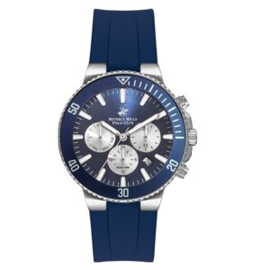 Beverly-Hills-Polo-Club-BP3248X-399-Mens-Analog-Watch-Blue-Dial-Blue-Rubber-Band