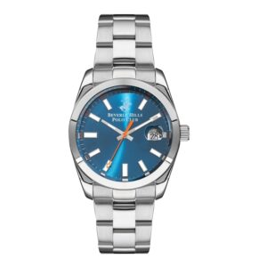 Beverly-Hills-Polo-Club-BP3288X-390-Mens-Analog-Watch-Blue-Dial-Silver-Stainless-Steel-Band