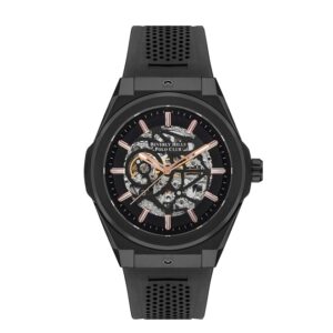 Beverly-Hills-Polo-Club-BP3315X-061-Men-s-Skeleton-Watch-Black-Dial-Black-Rubber-Band