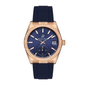 Beverly-Hills-Polo-Club-BP3325X-499-Men-s-Watch-Blue-Dial-Blue-Silicone-Band