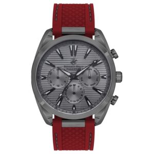 Beverly-Hills-Polo-Club-BP3337X-061-Men-s-Watch-Gray-Dial-Red-Rubber-Band