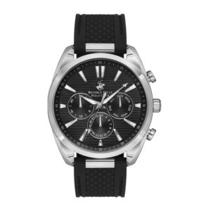 Beverly-Hills-Polo-Club-BP3337X-351-Men-s-Watch-Black-Dial-Black-Rubber-Band