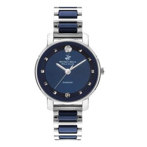 Beverly-Hills-Polo-Club-BP3349X-390-Women-s-Analog-Watch-Blue-Dial-Two-Tone-Stainless-Steel-Band