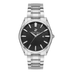 Beverly-Hills-Polo-Club-BP3356X-350-Men-s-Watch-Black-Dial-Silver-Stainless-Steel-Band