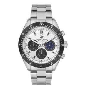 Beverly-Hills-Polo-Club-BP3358X-330-Men-s-Watch-Silver-Dial-Silver-Stainless-Steel-Band