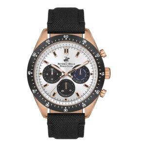 Beverly-Hills-Polo-Club-BP3359X-431-Men-s-Watch-Silver-Dial-Black-Leather-Band