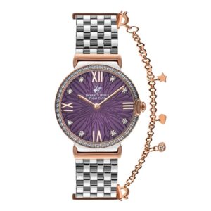 Beverly-Hills-Polo-Club-BP3362C-580-Women-s-Analog-Watch-Purple-Dial-Silver-Stainless-Steel-Band