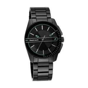 Fastrack-3089NM03-Mens-Analog-Watch-Black-Dial-Black-Metal-Band