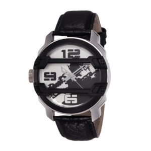 Fastrack-3153KL01-Mens-Analog-Watch-Silver-Dial-Black-Leather-Band