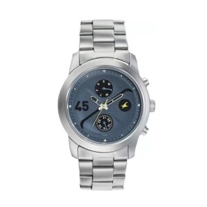 Fastrack-3216SM01-Mens-Go-Skate-Collection-Analog-Watch-Blue-Dial-Silver-Stainless-Steel-Band