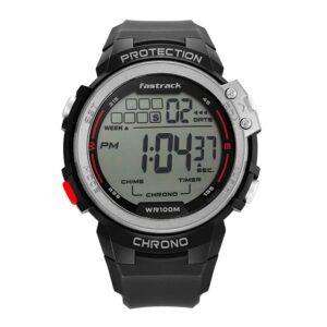 Fastrack-38068PP01-Mens-Streetwear-Collection-Digital-Watch-Grey-Dial-Black-Silicone-Band