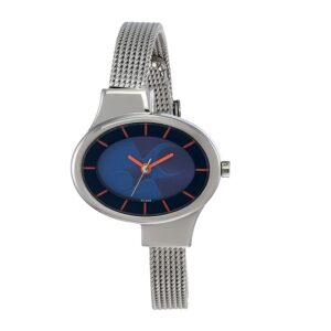 Fastrack-6015SM03-Womens-Analog-Watch-Blue-Dial-Silver-Stainless-Steel-Band