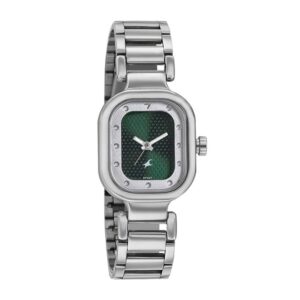 Fastrack-6145SM01-Womens-Analog-Watch-Grey-Dial-Silver-Stainless-Steel-Band