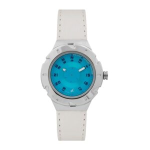 Fastrack-6157SL02-Womens-Analog-Watch-Blue-Dial-White-Leather-Band