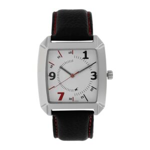 Fastrack-9336SL01-Mens-Analog-Watch-White-Dial-Blue-Leather-Band