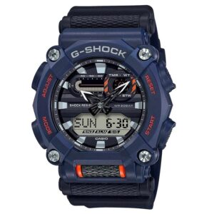 G-Shock-GA-900-2ADR-Analog-Digital-Black-Dial-Blue-Resin-Band-Watch-for-Men