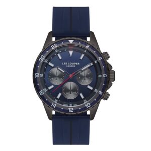 Lee-Cooper-LC07210-099-Men-s-Analog-Blue-Dial-Blue-Silicone-Watch