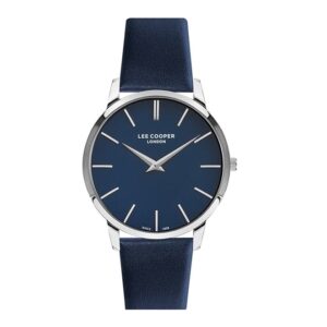 Lee-Cooper-LC07251-399-Men-s-Analog-Dark-Blue-Dial-Dark-Blue-Leather-Watch