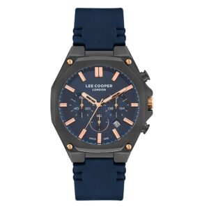 Lee-Cooper-LC07318-099-Men-s-Analog-Dark-Blue-Dial-Black-Leather-Watch