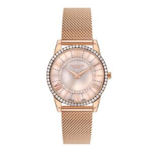Lee-Cooper-LC07436-410-Women-s-Analog-Mother-of-pearl-Dial-Rose-Gold-Mesh-Watch