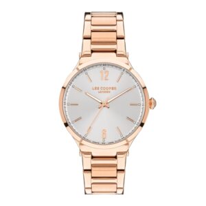 Lee-Cooper-LC07440-420-Women-s-Analog-White-Dial-Rose-Gold-Stainless-Steel-Watch
