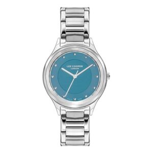 Lee-Cooper-LC07460-390-Women-s-Analog-Blue-Dial-Silver-Stainless-Steel-Watch