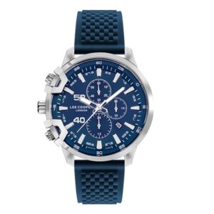 Lee-Cooper-LC07470-390-Men-s-Multi-Function-Blue-Dial-Blue-Silicone-Watch