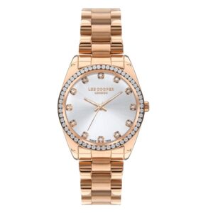 Lee-Cooper-LC07478-430-Women-s-Analog-Silver-Dial-Rose-Gold-Stainless-Steel-Watch