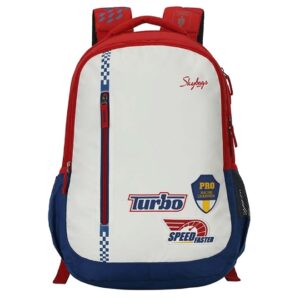 Skybag-BPFIGE1WHT-Figo-Extra-01-Unisex-White-School-Backpack-30-Litres