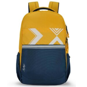 Skybag-SBKOM03YLW-Komet-Yellow-Laptop-Backpack-School-Bag-49-Litres