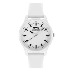 Slazenger-SL-09-6368-1-01-Tiger-Unisex-Watch-White-dial-White-Rubber-Strap