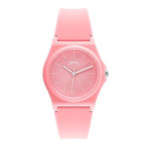 Slazenger-SL-09-6571-3-01-Sport-Women-s-Watch-Pink-dial-Pink-Silicone-Strap