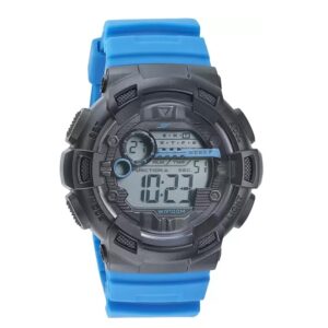 Sonata-77053PP09-Mens-Black-Dial-Blue-Plastic-Strap-Watch-Digital-Display