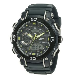 Sonata-77070PP07-Mens-Xtreme-Grey-Dial-Grey-Rubber-Strap-Watch-Analog-Digital-Display