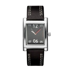 Sonata-7925SL05-Mens-Black-Dial-Black-Leather-Strap-Watch