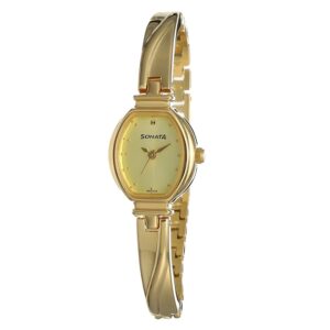 Sonata-8111YM01-WoMens-Champagne-Dial-Golden-Metal-Strap-Watch