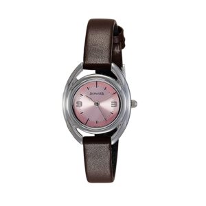 Sonata-8960SL03-WoMens-Pink-Dial-Brown-Leather-Strap-Watch