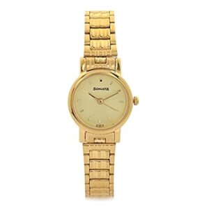 Sonata-8976YM09-WoMens-Analog-Gold-Dial-Gold-Stainless-Steel-Strap-Watch