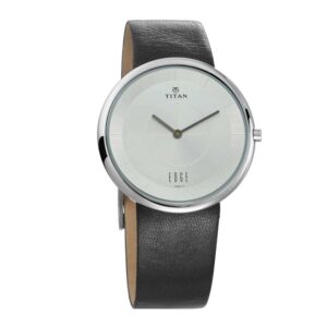 Titan-1780SL01-Men-s-WatchEdge-White-Dial-Black-Leather-Strap-Watch