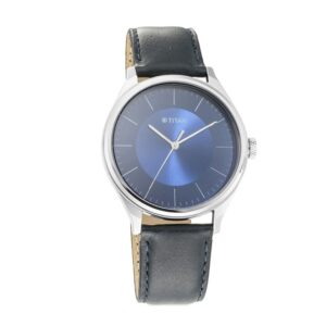 Titan-1802SL06-Men-s-WatchBlue-Dial-Blue-Leather-Strap-Watch